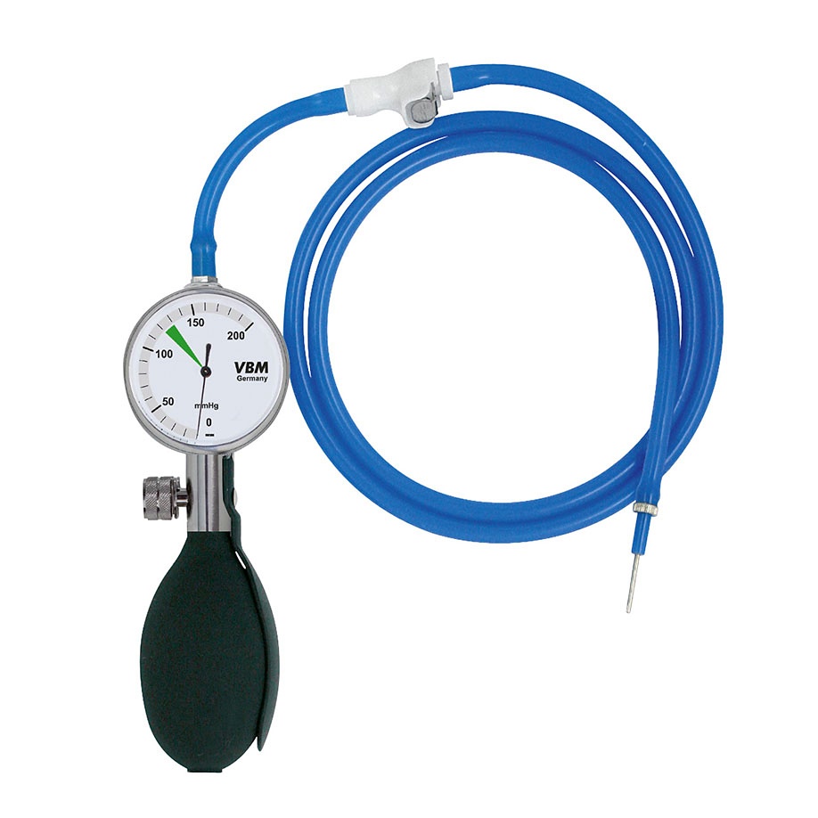 [VBM 2195300] Handgebläse mit Manometer 200 mmHg Für Rollmanschetten