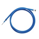 Glatter Verbindungsschlauch 1 m, mit Schnellverschlusskupplung und Hohlnadel