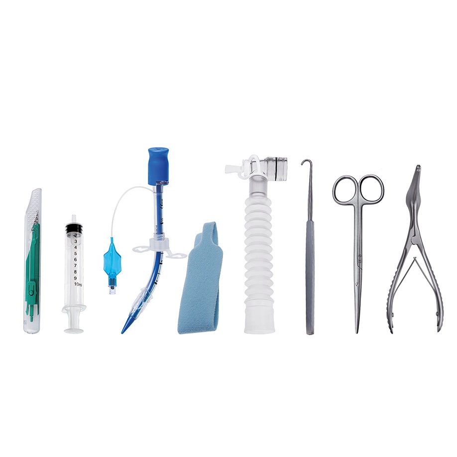 [VBM 30081171] Surgicric II Koniotomiebesteck steril Für chirurgische Koniotomie