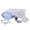 Silikon-Beatmungsbeutel-Set Erwachsene In transparentem Koffer