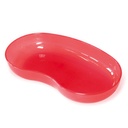 Nierenschale aus PP, rot transluzent 260 x 137 x 40 mm