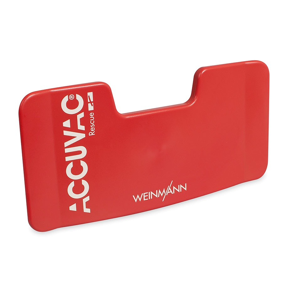 [WEI 10623] Schlauchhalterplatte, rot für ACCUVAC Rescue