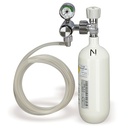 Sauerstoff-Gerät mit Sauerstoff-Flasche 0,8 Ltr. Leer