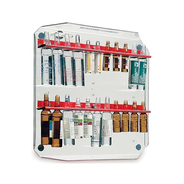 Ampullenkassette mit 2 Ampullenleisten Mit je 11 Ampullenplätzen