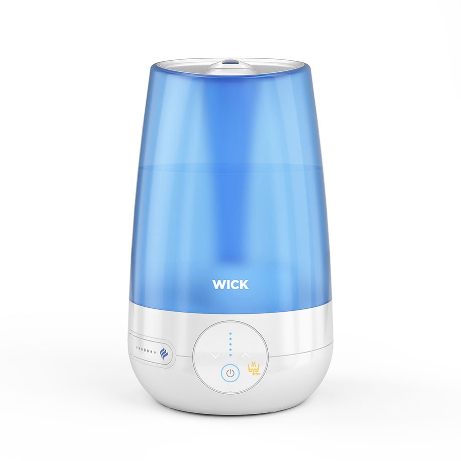 WICK Kaltluft Ultraschall Luftbefeuchter WUL565E4, weiß/blau