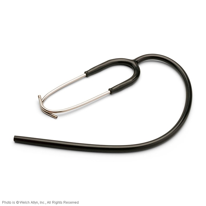[WLA 5079-195] Ohrbügel/Feder-Set und Schlauch 71 cm, schwarz