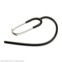 Ohrbügel/Feder-Set und Schlauch 71 cm, schwarz