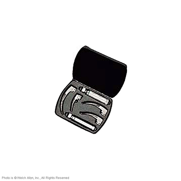 [WLA 69697] Fiber Optik E-Mac Laryngoskop Set Im Etui