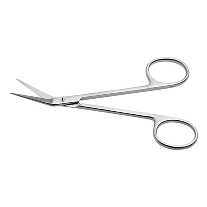 [ZEP 08-3501-11] Iris Schere abgewinkelt, spitz/spitz 11 cm