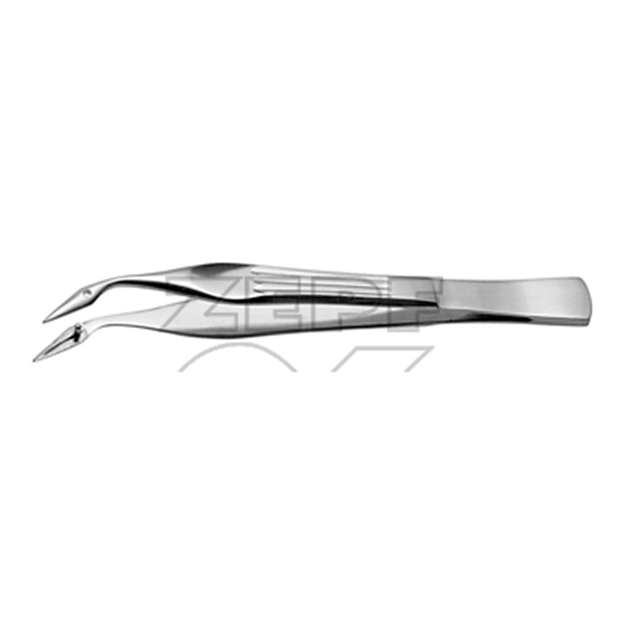 [ZEP 10-8107-10] Carmalt Splitterpinzette gebogen 10,5 cm