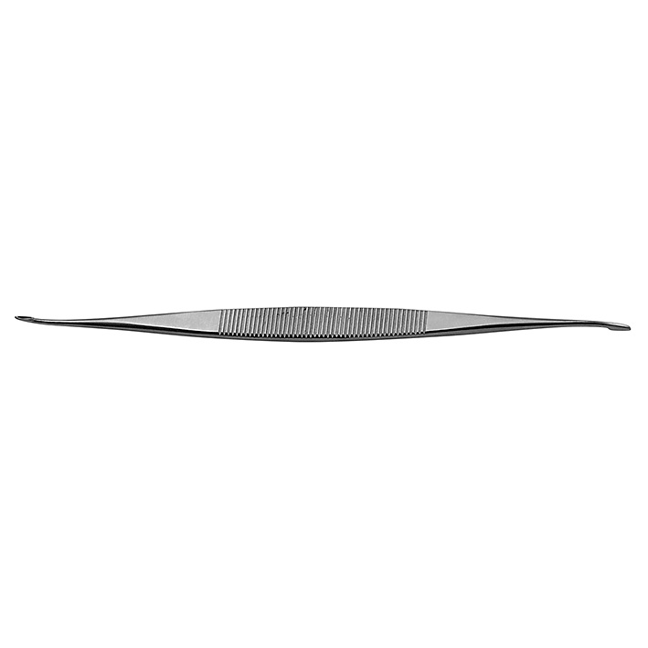 Scharfer Ohr-Doppellöffel nach BARTH 18 cm