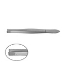 Cilienpinzette, schräg, 9 cm