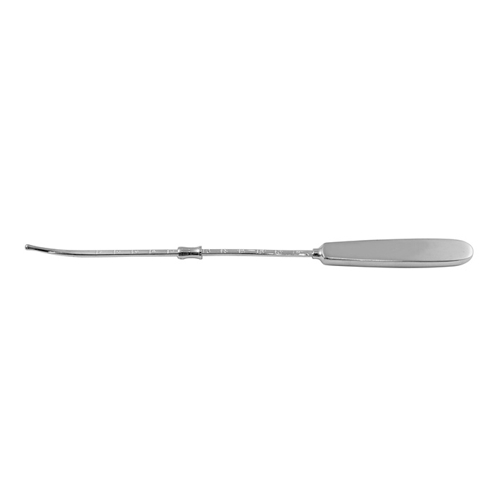 [ZEP 70-5806-25] Valleix Uterus-Sonde starr, 25 cm
