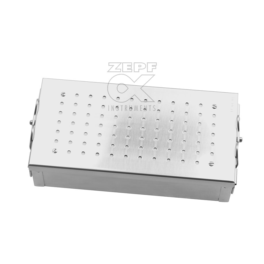 [ZEP 88-2100-03] Sterilisierbehälter 17 x 12 x 4 cm Mit Filtern in Deckel und Boden