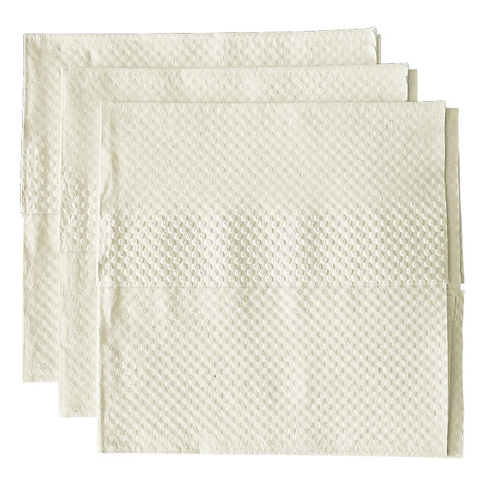 [ZVG 10440-00] Mehrzwecktücher natur 3-lagig 27 x 32 cm (20 x 50 Stck.)