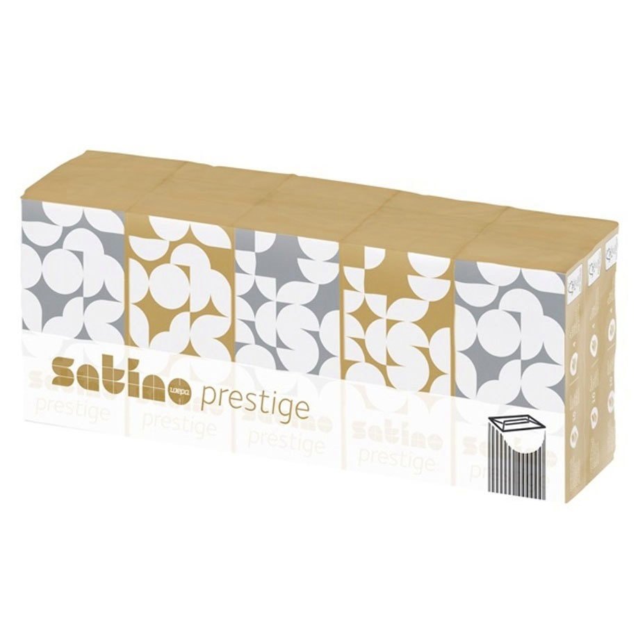 [MEG 179046] Taschentücher Satino Prestige 4-lagig, hochweiß (225 Pack)