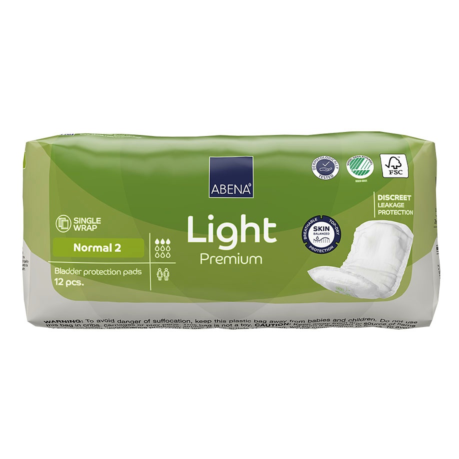 [ABE 1000021339] Abena Light Normal 2 Premium Inkontinenzeinlagen (12 Stck.)