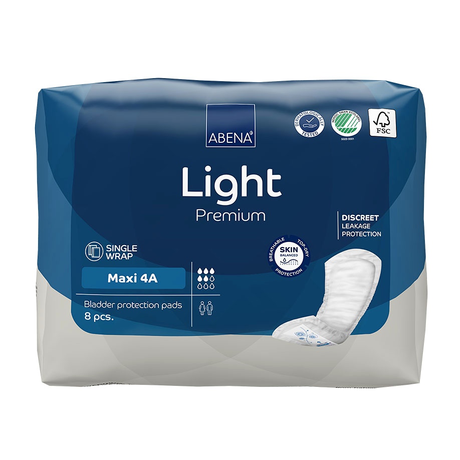 [ABE 1999905383] Abena Light Maxi 4A Inkontinenz Einlagen (8 Stck.)