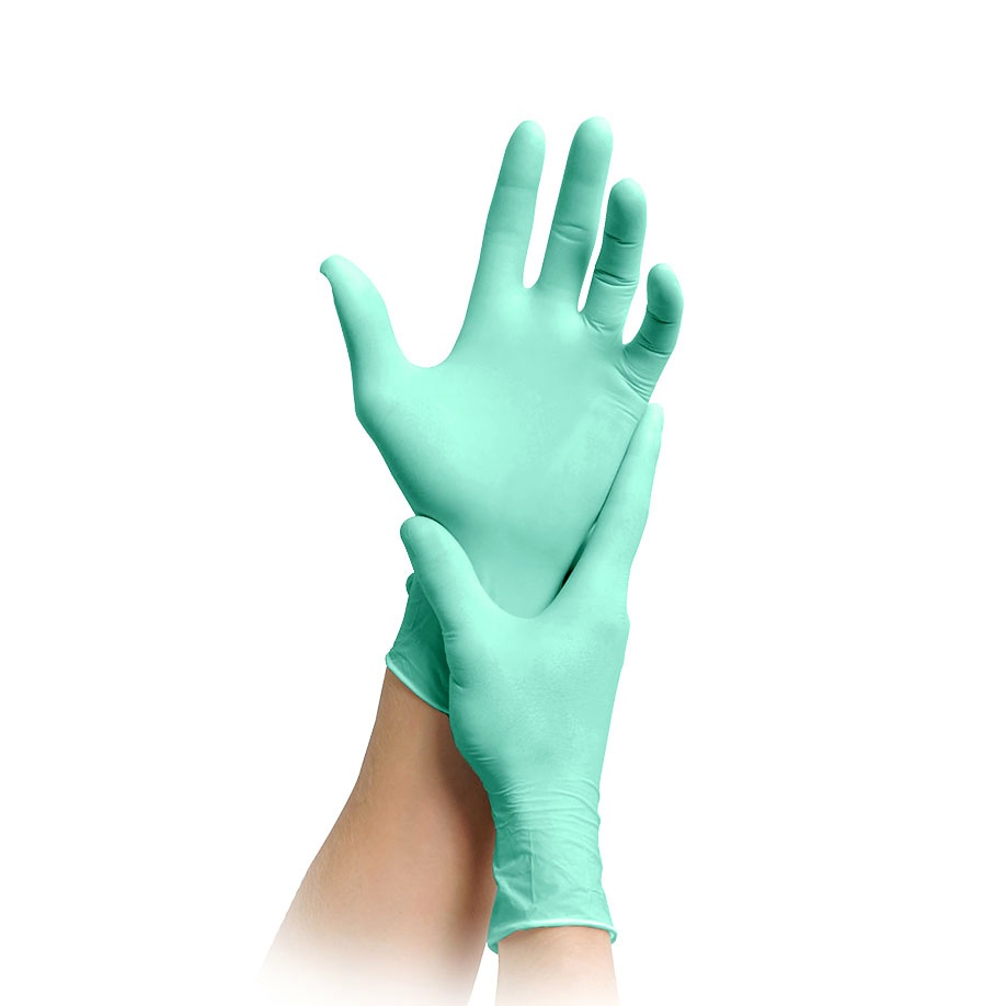 MaiMed Nitril Bio U.-Handschuhe grün Gr. S unsteril puderfrei (100 Stck.)