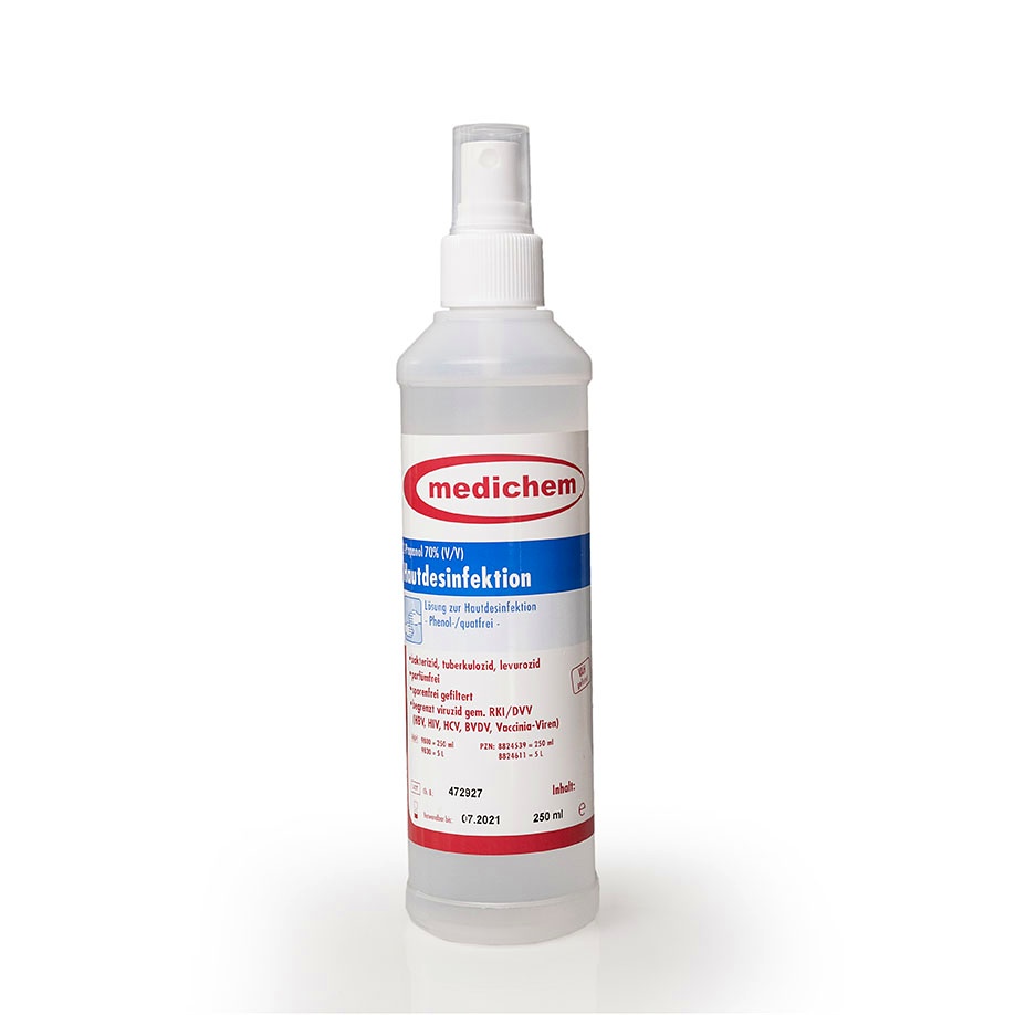 Medichem Hautdesinfektion 250 ml-Sprühflasche