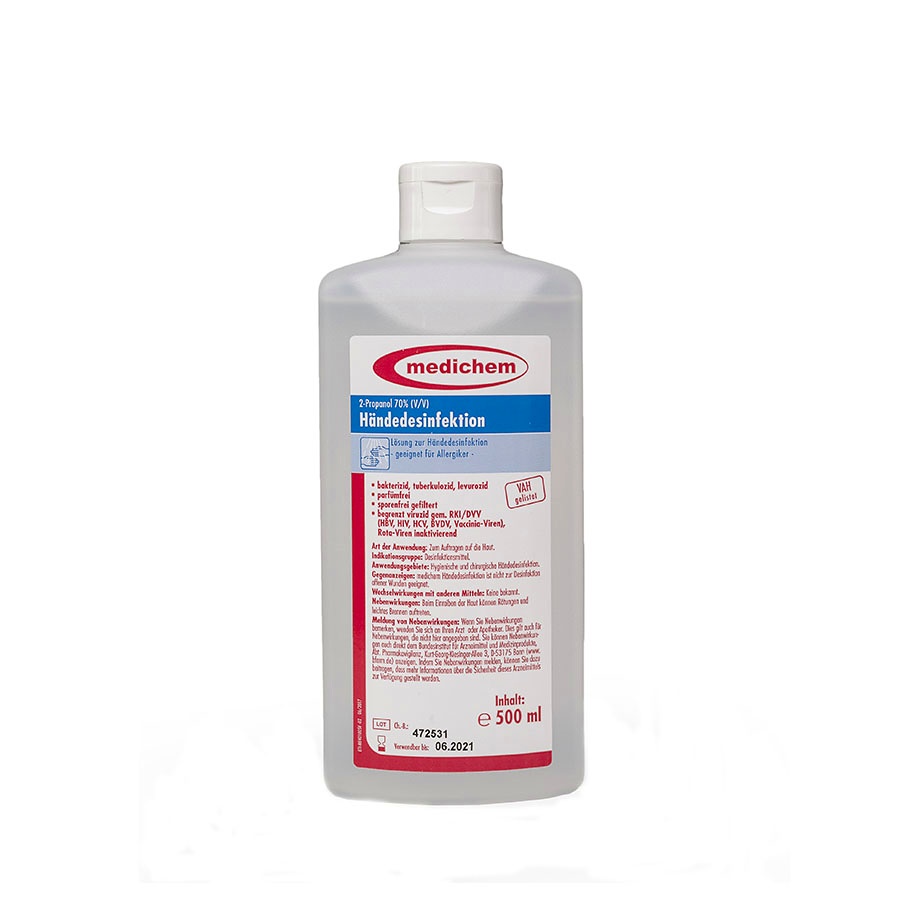 Medichem Händedesinfektion 500 ml