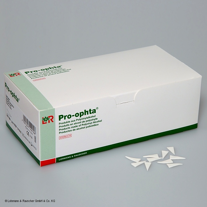 Pro-ophta Keiltupfer Ø 1,5 mm steril (50 Stck.)