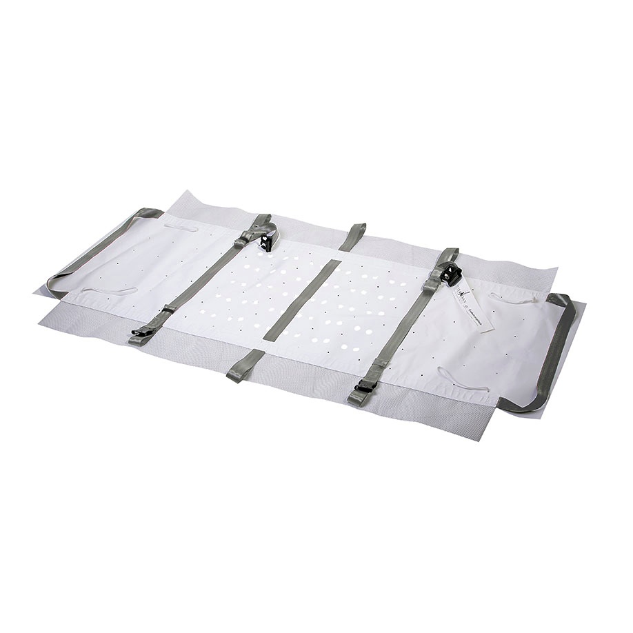 [PMM PM-EVA-7053-H] Evakuierungstuch 200 x 87 cm Mit Gurten und 4 Fixierungsschlaufen