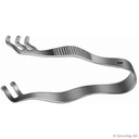 Wundspreizer Finsen, 2 x 3 Zähne 7,5 cm, selbsthaltend, stumpf, unsteril