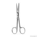 Chir. Wundrandschere, gerade Gezahnt, spitz/stumpf, 13 cm