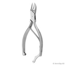 Nagelzange gehöhlt Maullänge 20 mm, 13,5 cm