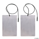 Elektroden-Platten inkl. Kabel (2 Stck.)