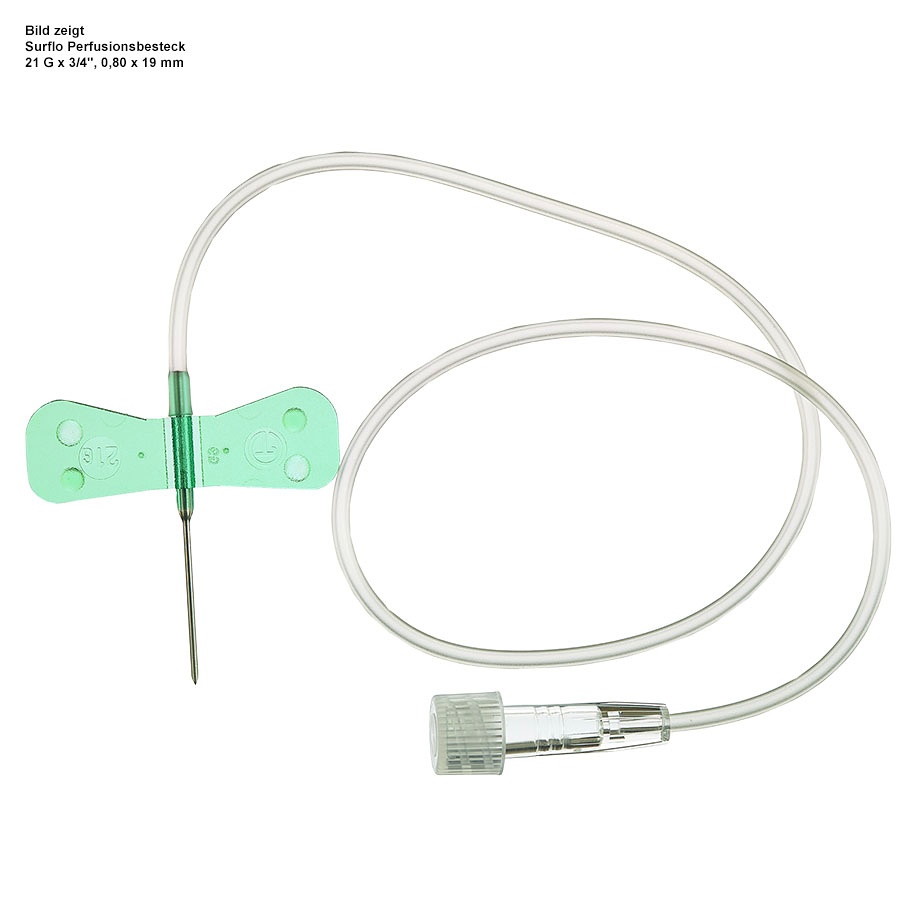 Surflo Perfusionsbesteck 18 G x 3/4'' 1,20 x 19 mm, rosa