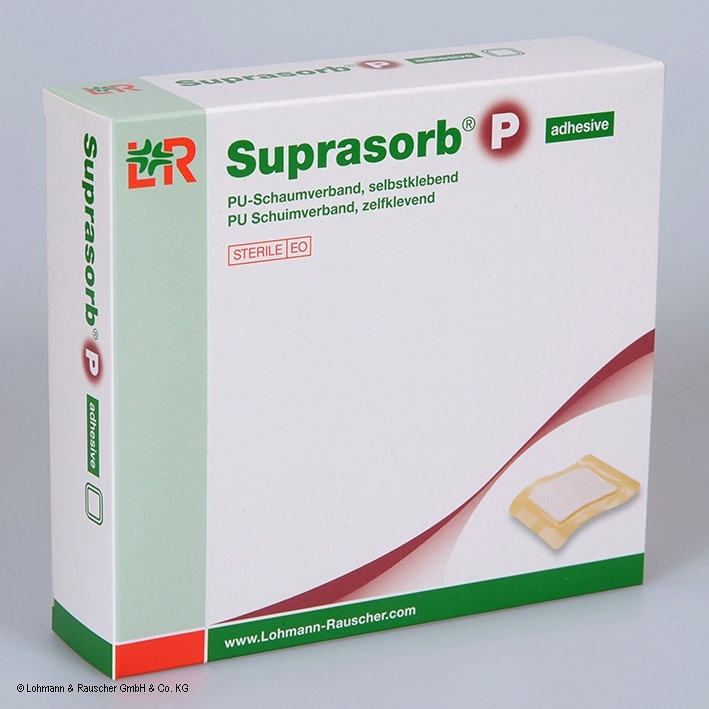 Suprasorb P PU-Schaumverbände, steril Selbstklebend, 10 x 10 cm (10 Stck.)