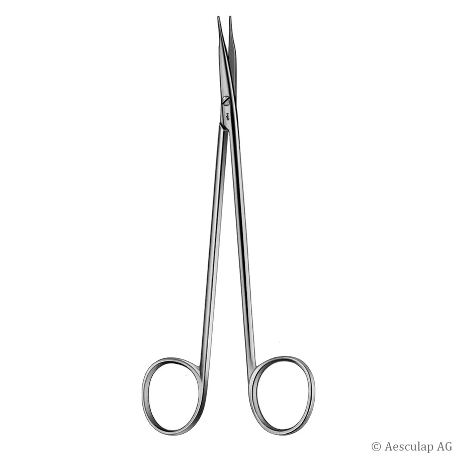 Präparierschere Jameson, fein, gebogen 15,0 cm