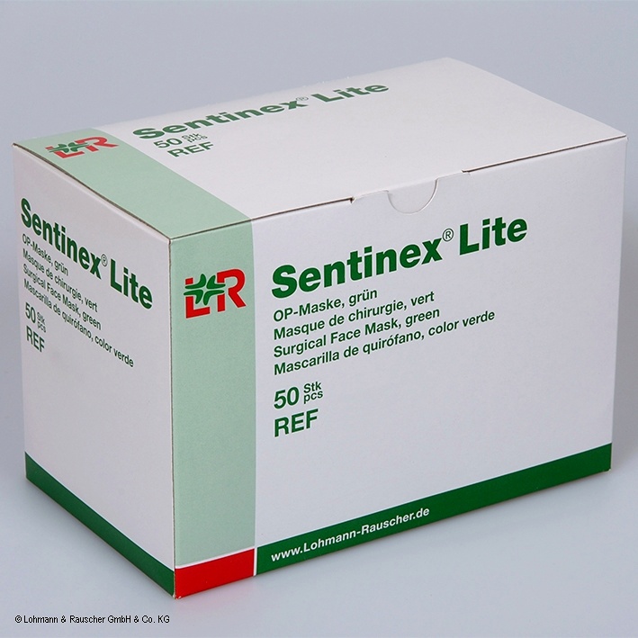 [LOH 11991] Sentinex OP-Masken Lite, grün (50 Stck.)