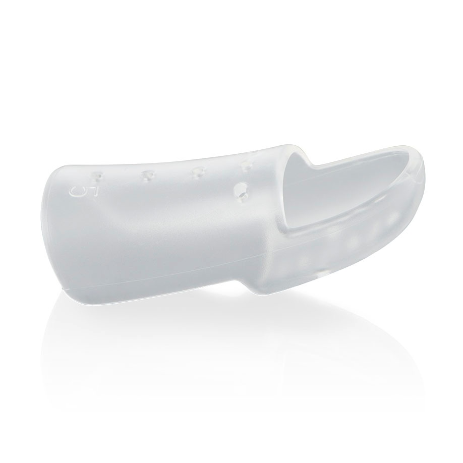 Fingerschiene nach Stack Farblos, thermoplastisch, Gr. 0