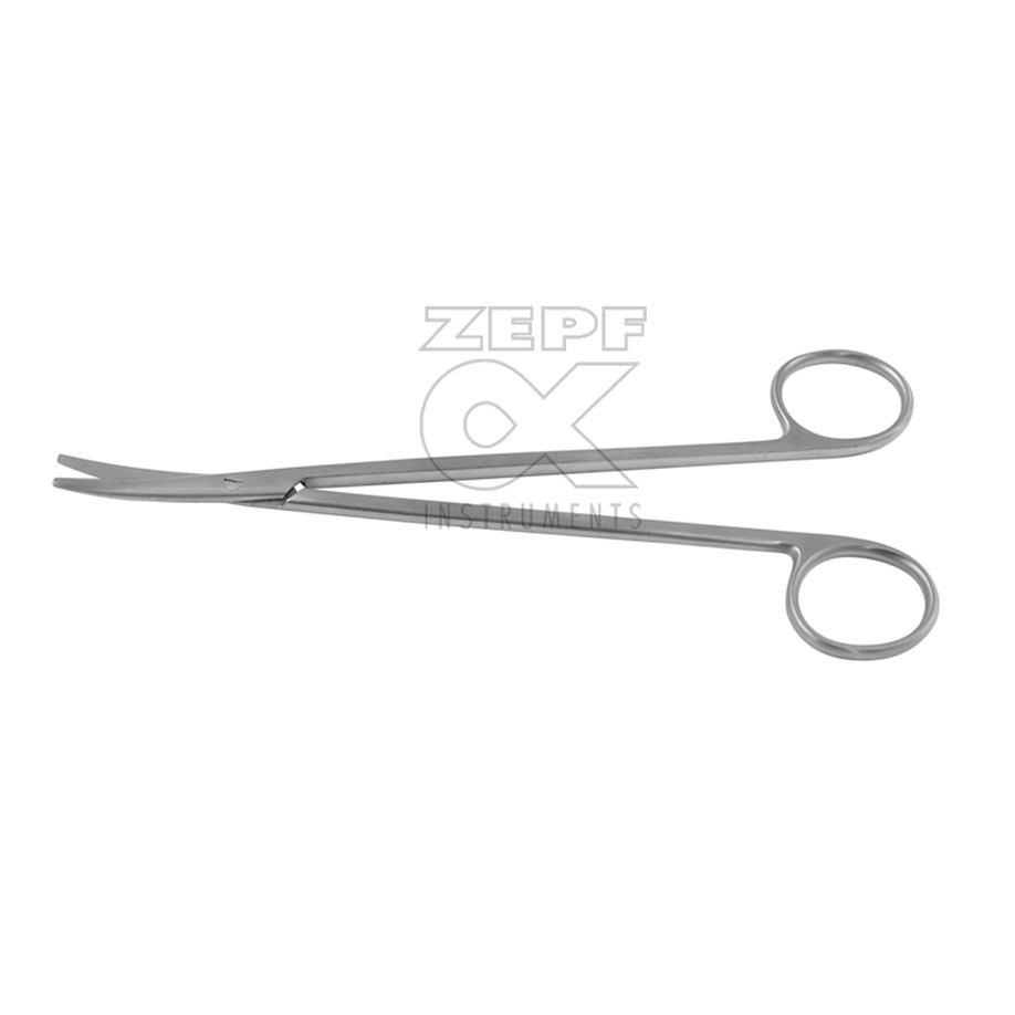 [ZEP 07-2801-11] METZENBAUM Baby Schere, gebogen Stumpf/stumpf, 11,5 cm, SC