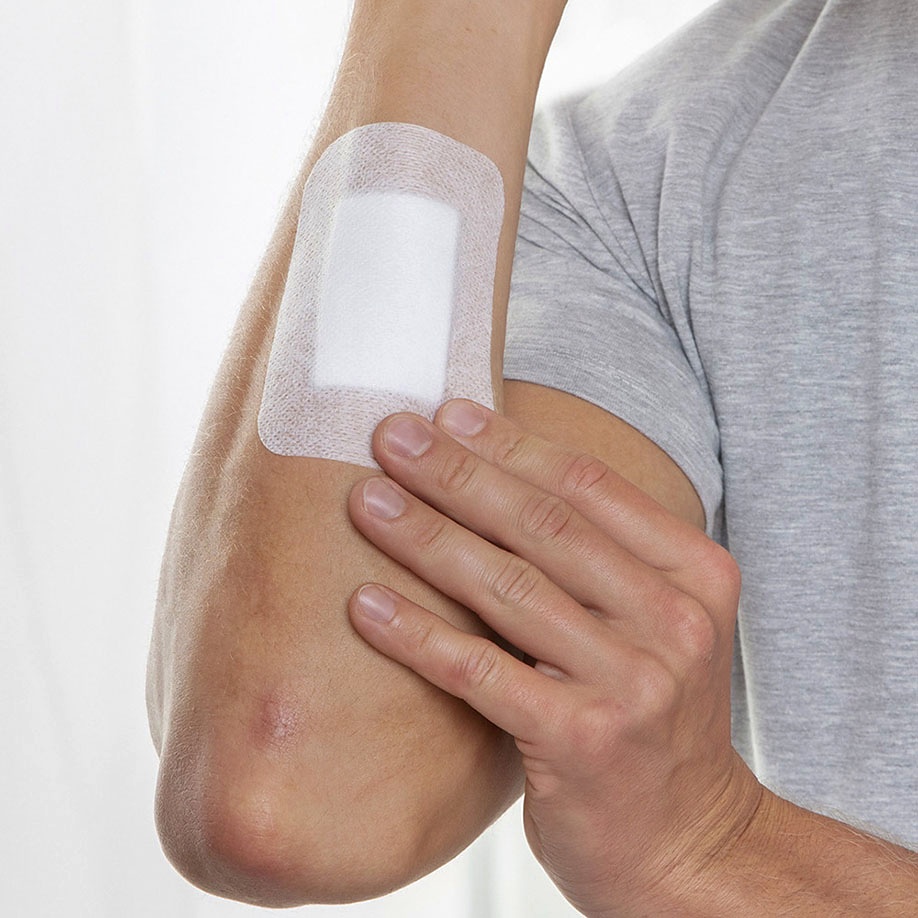 Leukoplast leukomed Vliesverband (OTC Sortiment), 5 x 7,2 cm, steril (5 Stck.)