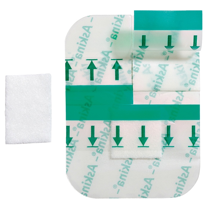 Askina soft clear I.V. Fixierverband Steril 6 x 8 cm (50 Stck.)