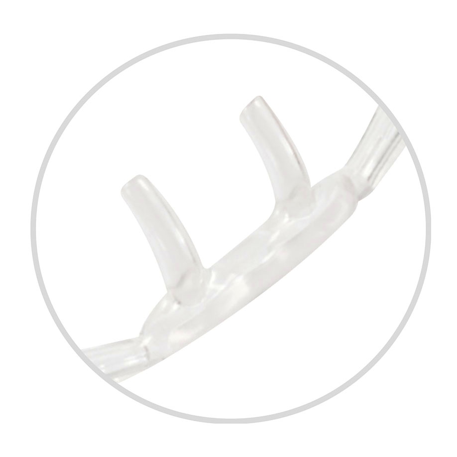 [HUM HSB12-S-K] AEROpart O2-Brille für Kinder Mit gebogenen Nasenstutzen, klar