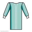 Sentinex PRO OP-Mäntel Basic, SMMS Ohne Einschlag, steril 130 cm (44 Stck.)