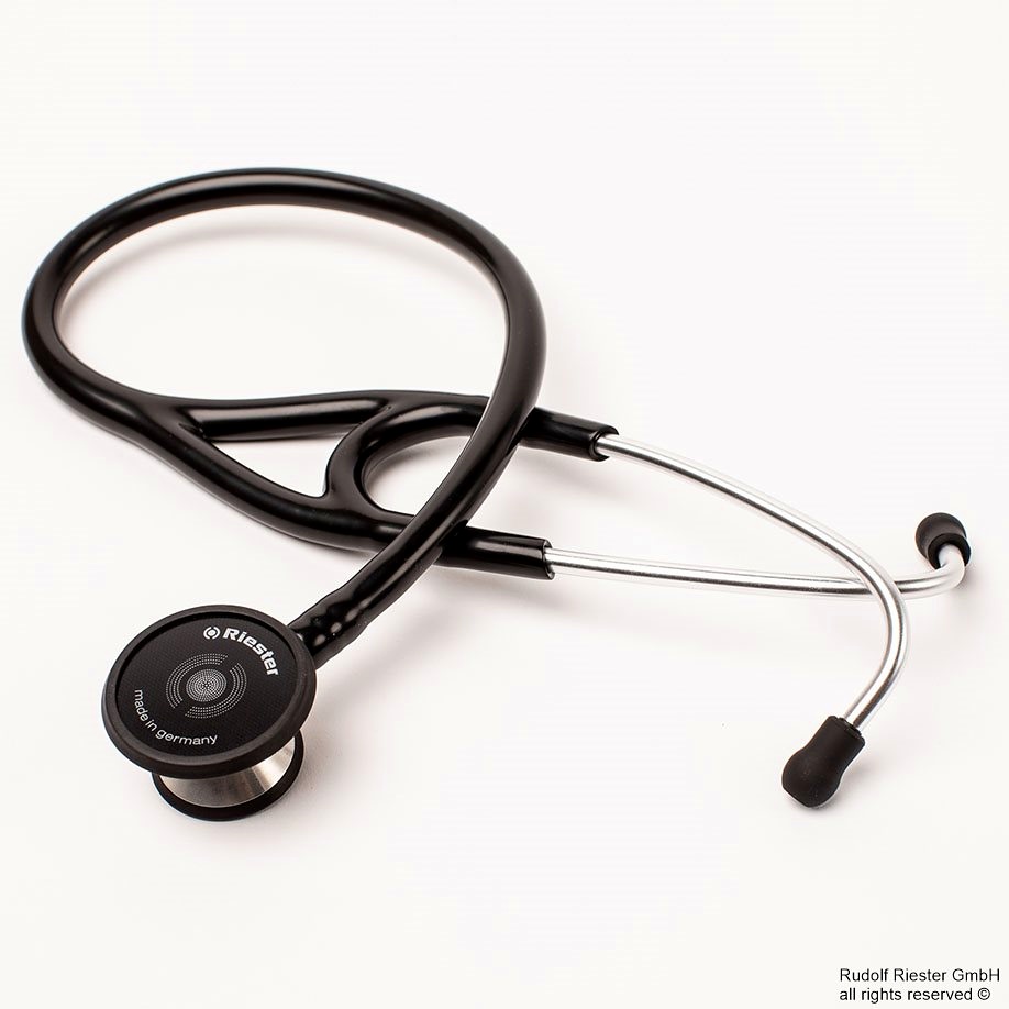 [RIE 4240-01] Cardiophon 2.0 Stethoskop schwarz Rostfreier Edelstahl