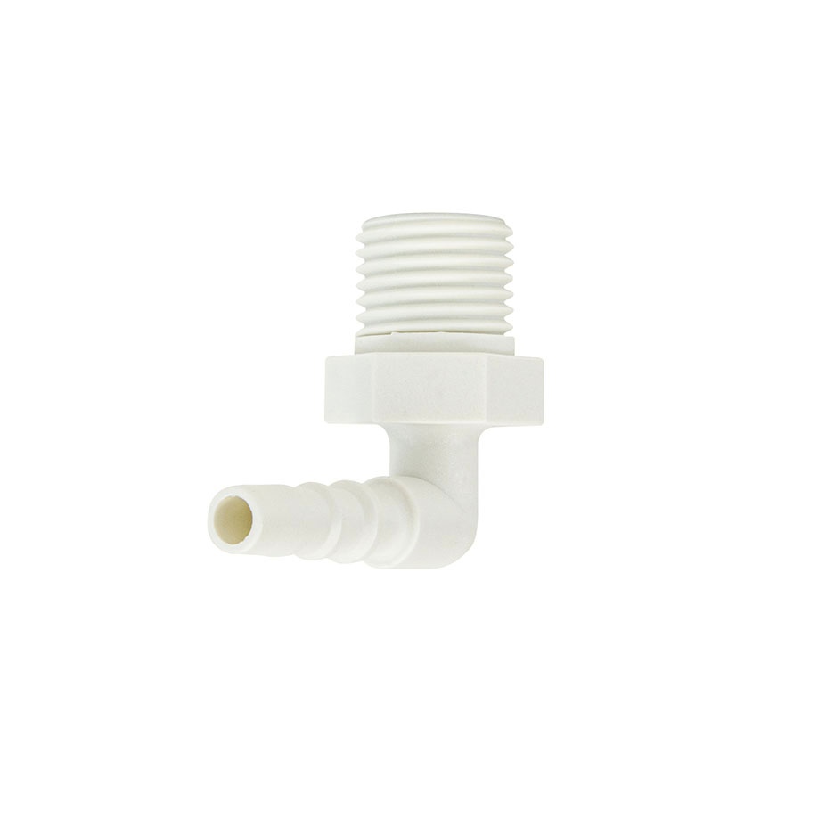 [HUM HSA02-6-WA] AEROpart Winkel-Schlauchanschluss Für 6 mm-Schläuche, 90° Winkel