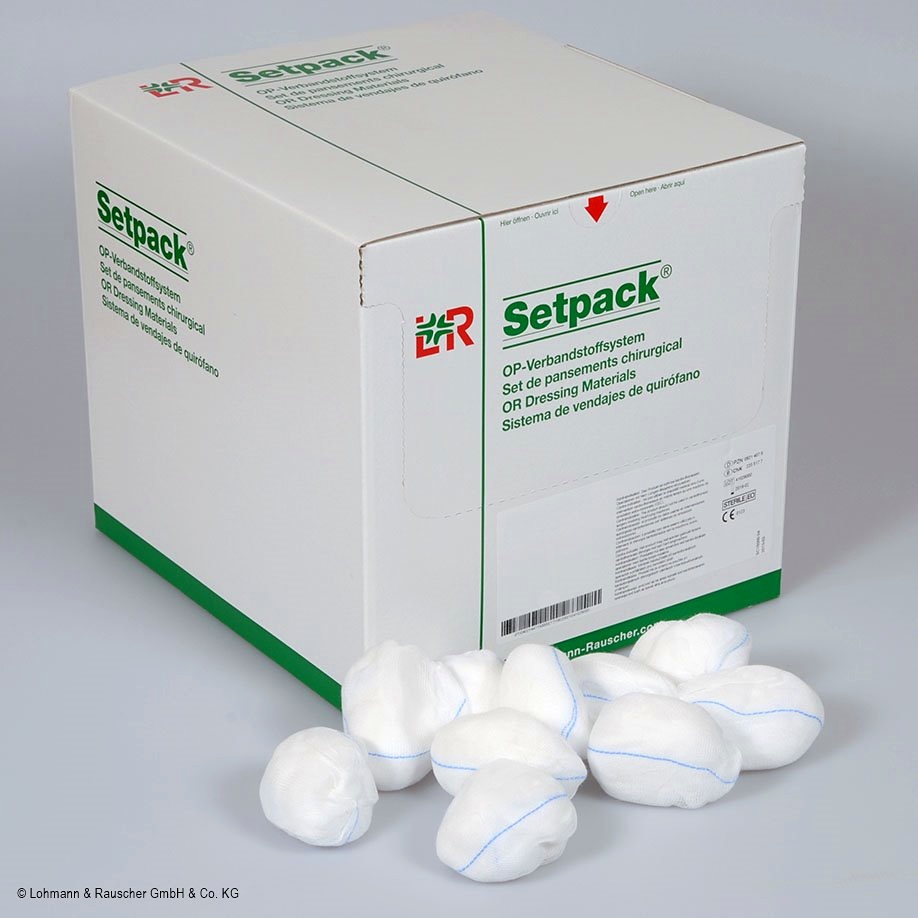 [LOH 22800] Setpack Tupfer RK steril Gr. 7 Faustgroß (5 Stck.)