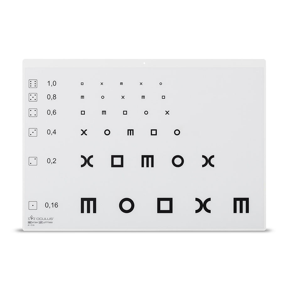 Optotypentafel zu H-Test