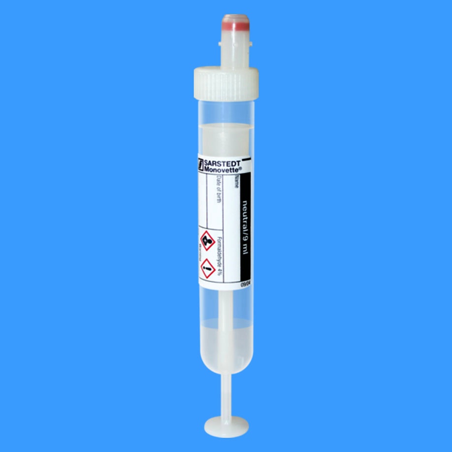 [SAR 09.1704.001] S-Monovetten 9 ml, für Formalin System 92 x 16 mm, ohne Präparierung (50 Stck.)