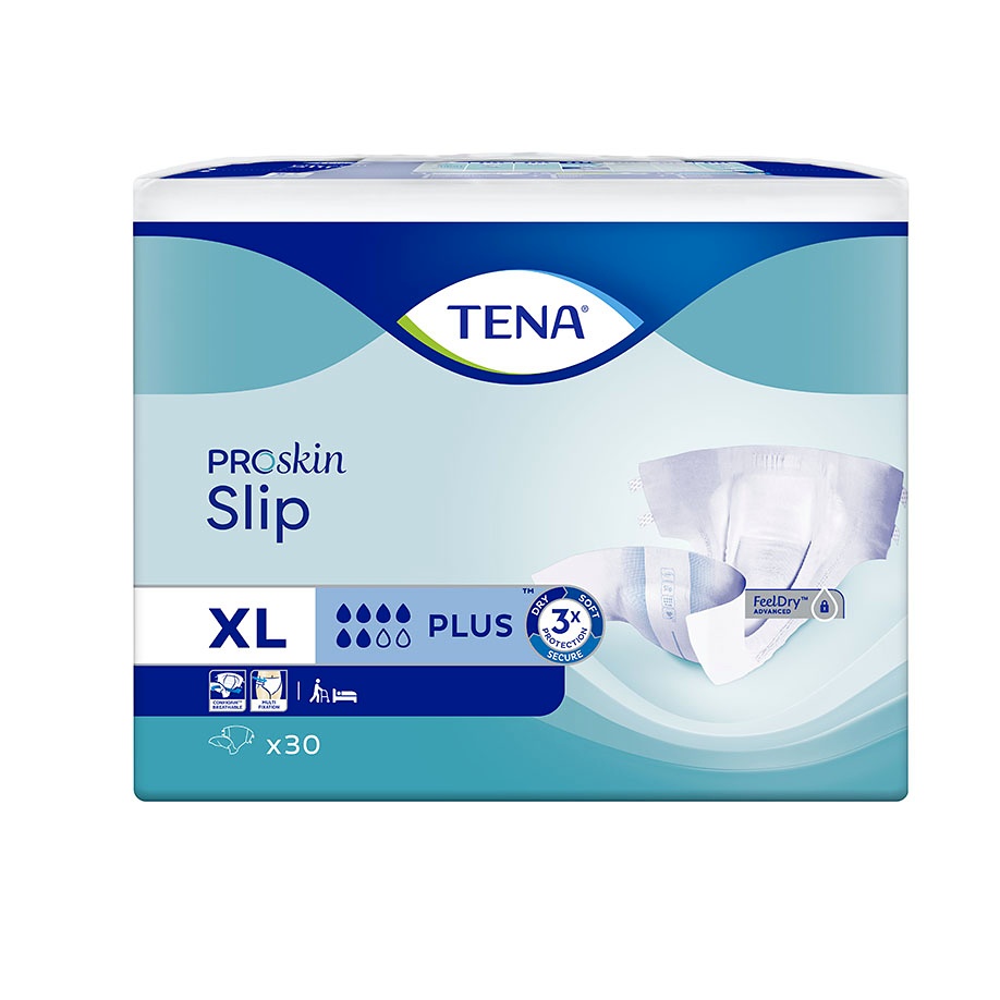 [SCA 711021] TENA Slip Plus Extra Large blau Windelhosen (3 x 30 Stck.)