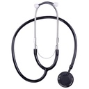 LuxaScope Sonus Flat Flex Stethoskop Aluminium, Schlauch schwarz
