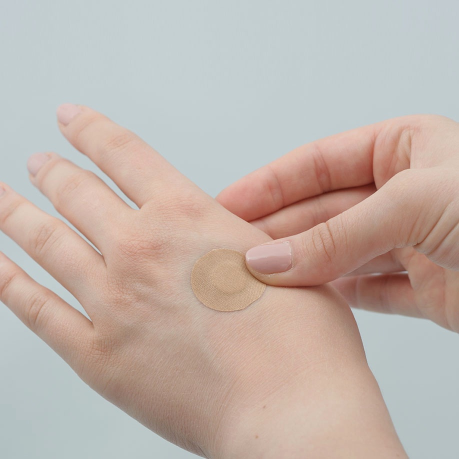 FORTE ELASTIC round Pflasterstrips Ø 25 mm (150 Stck.)