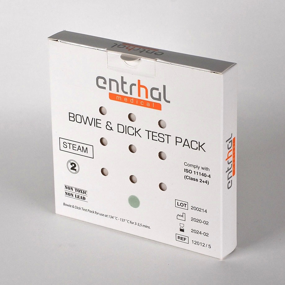 [ENT 12012/5] Bowie und Dick Einmaltestpakete (80 Stck.)